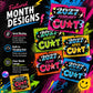 💥Early Bird Sale — 50% OFF🎁2027 Year of the Cunt Wall Calendar – Bold Graffiti Humor Calendar📆🌟