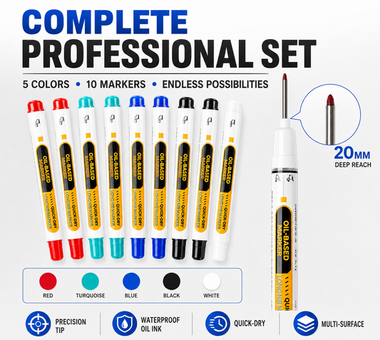 💥Last Day 70% OFF!! - Precision Tip Quick-Dry Oil-Based Marker Pen