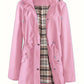 🔥Limited Hot Sale 50% OFF🎁🧥3-in-1 Plaid Waterproof Jacket for Women– Rain, Wind & Cold, All Covered