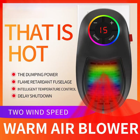 🔥Last Day 49% OFF - Remote Control Timing Color Lamp Heater