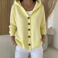 🔥Limited Hot Sale 50% OFF🎁🧥Women Cotton Plain Long Sleeve Comfy Casual Cardigan