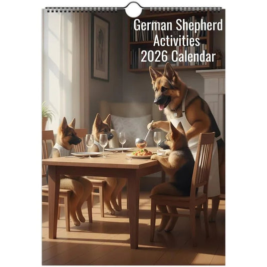 🏆Christmas Pre Sale 49% OFF -German Shepherd (Alsatian) Calendar 2026 - Daily Activities