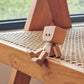 Handmade Charming Little Wooden Figure That Sways with 12PCS Magnetic Expressions