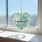 🔥Last Day: BUY 2 GET 1 FREE 🌊❄️Handmade Heart-shaped Sea Glass Family Ornament