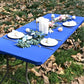 Stretch Fabric Table Top Cap Cover – Elastic Edge, Waterproof & Reusable