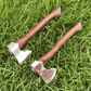 🔥LAST DAY 49% OFF -🎁Mini Axe Fixed Blade Hunting Survival Stainless Steel Tactical Knife Home Car Decor