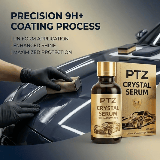🎁This Week's Special Price £8.99🔥PTZ Crystal Serum Graphene Ceramic Coating for Cars – 9H Hardness, 10+ Years Protection, Hydrophobic & Scratch Resistant
