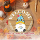 🎄Interchangeable Wooden Gnome Welcome Sign🎈