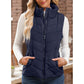 LAST DAY PROMOTION - 50%OFF🔥✨️Cozy Without Bulk: Puffer Vest Women Sleeveless Zip Up Outerwear