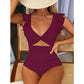 👗🌷LAST DAY SALE 50% OFF!!💥Sexy ruffled one-piece swimsuit