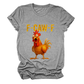 🔥LAST DAY SALE 60% OFF!!💥Only £9.99!!🐓F-Caw-F😍Humorous Chicken Pattern T-Shirt🖤