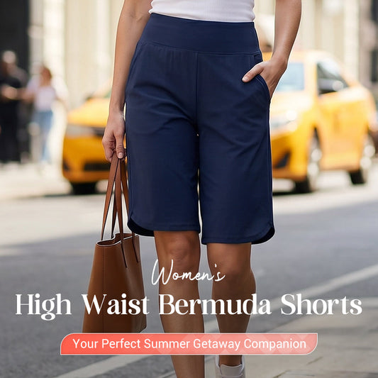 ⏳LAST DAY SALE ONLY ￡10.99!!🔥🔥Women's High-Waist Yoga Shorts with Pockets