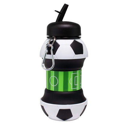 ⚽Collapsible Soccer Bottle | 34oz Expandable Food-Grade Silicone Sports Jug