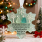 🌊Snowflake-Shaped Sea Glass Thank You Keepsake❄✨ Shaped by Nature & Crafted by Hand!