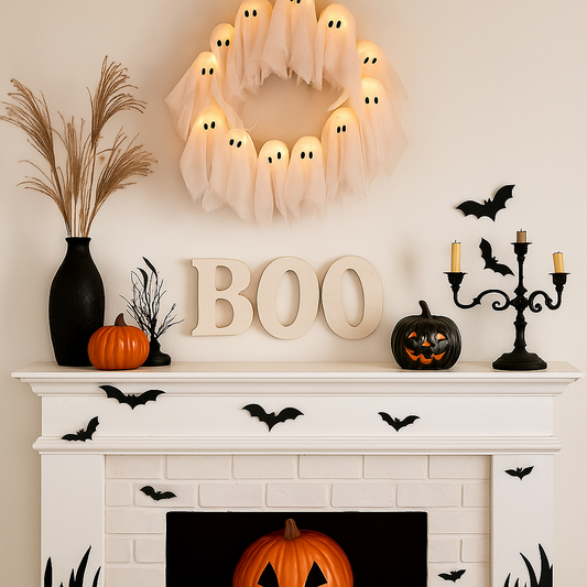 🎃👻LAST DAY PROMOTION - 60%OFF 💜🎁Spooky Halloween Glow Wreath