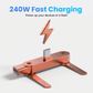 🔋Last Day Only £ 6.99⚡Fast Charging Adapter with 360° Foldable Phone Stand – 2-in-1 USB Charger