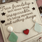 🎉Early Christmas Sale 49% OFF🎄👭True Friendship Sea Glass Keepsake Ornament