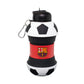 ⚽Collapsible Soccer Bottle | 34oz Expandable Food-Grade Silicone Sports Jug