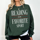 🔥LAST DAY 50% OFF- Reading is my favorite sport Sweatshirt