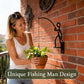 🔥LAST DAY 50% OFF - 🎣Fishing Man Hanging Plant Hoo