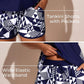 ☀️2026 HOT SALE 49% OFF👙🌸Blouson Tankini Swimsuits for Women Tummy Control Two Piece Bathing Suits with Sporty Pockets Swim Shorts