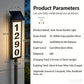 🔥LAST DAY 50% OFF - 🌞 Solar-Powered LED Address Sign – No Wires, No Hassle, Just Clear Visibility!