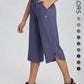 👖 Women's Wide Leg Yoga Capris – High Waisted with Pockets, Quick Dry, Lightweight, UPF 50+ Sun Protection – Loose Comfy for Hiking, Gym, Travel & Outdoor Workout ☀️