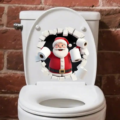 🔥Christmas Sale 49% OFF🎅Christmas toilet stickers