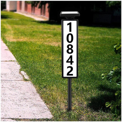 🔥LAST DAY 50% OFF - 🌞 Solar-Powered LED Address Sign – No Wires, No Hassle, Just Clear Visibility!