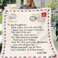 🎁To My Daughter - Warm Gift Blanket (60% OFF TODAY)BUY 2 GET 10% OFF