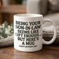 🎁 Funny Mother's Day Gift from Son-In-Law – Quirky Accent Coffee Mug – "I'm Your Favorite Gift" Humor – For MIL 🤱