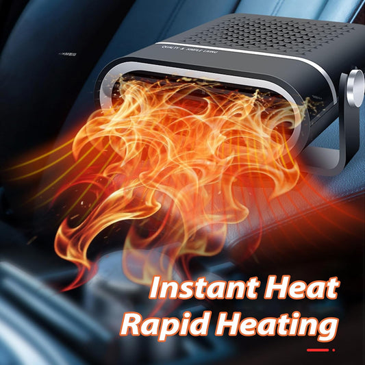 🎉Black Friday Deal Only £11.99 🔥New Upgrade Portable Car Heater, 60s Fast Demisting Defroster
