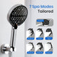 🚿✨ High-Pressure Rainfall Shower Head - 360° Adjustable Angle, Easy-Clean Nozzles & Universal Fit for Refreshing Showers 💦📦