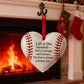 🔥LAST DAT BUY 7 GET 7 FREE❤️Heart-shaped Baseball Ornaments⚾