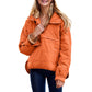 🔥Women's Oversized Hooded Puffer Jacket Quilted Lightweight Winter Warm Pullover Padded Hoodies Coat