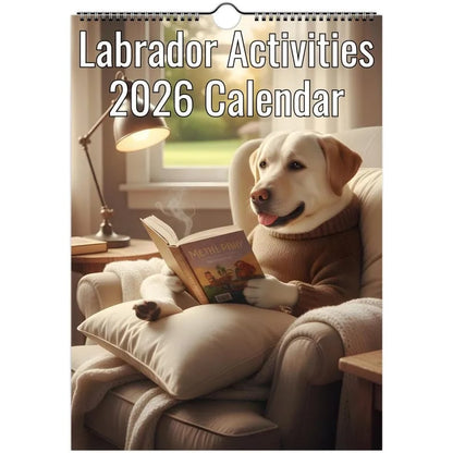 🏆Christmas Pre Sale 49% OFF -Labrador dog Calendar 2026 - Daily Activities
