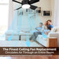 🔥SUMMER SALE - 49% OFF🔥 Bright Cool Ceiling Socket Fan & Light with Remote