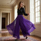 🏆Limited Time Sale 49% OFF🌊Women's Asymmetrical Chiffon Wide-Leg Pants