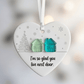 🔥Big Sale✨Heart-Shaped Sea Glass HANGING ORNAMENT