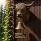 🔥Last Day 49% OFF - 🐂Highland Cow Welcome Bell