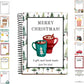 🎁70% OFF!!!-Ready for Christmas!🎄🎅Christmas Gift Card Booklet -👍DIY Spiral-Bound Christmas Gift Card Holder Book