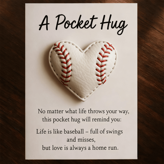 ⚾Sport-Themed Pocket Hug Collection with Inspirational Gift Cards💌