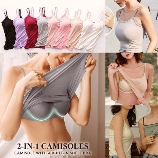 ☀️Hot Sale 52% Off☀️ - Tank With Built-In Bra💥BUY 2 GET FREE SHIPPING💥
