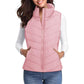 LAST DAY PROMOTION - 50%OFF🔥✨️Cozy Without Bulk: Puffer Vest Women Sleeveless Zip Up Outerwear