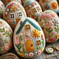 🏡LAST DAY SAEL 60% OFF!!✨🥚Patchwork Felt Egg House DIY Kit