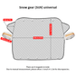 ⏳LAST DAY SALE 49% OFF🚗❄️4-Layer Magnetic Windshield Car Snow Cover