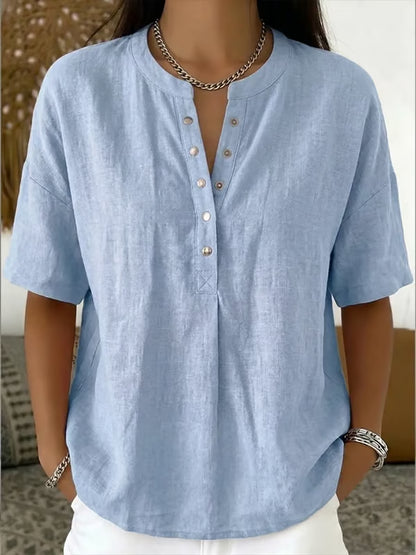 🔥LAST DAY 49% OFF 🔥Women's Casual Solid Color Blouse