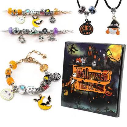 🎃👻LAST DAY PROMOTION - 50%OFF 💜🎁Halloween Treasures Charm Bracelet🎃
