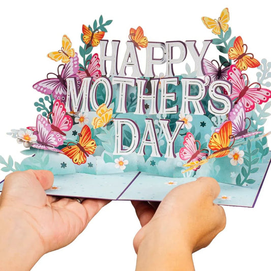 3D Pop-Up Mother's Day Card - For Mom, Wife & Grandmother