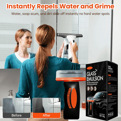 🥳2026 HOT SALE🥳💞50K+ SOLD!🔥Glass Oil Film Cleaner